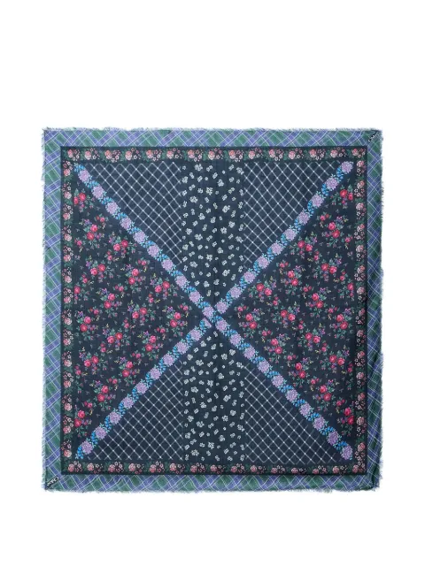 Chloé Folk square scarf in wool