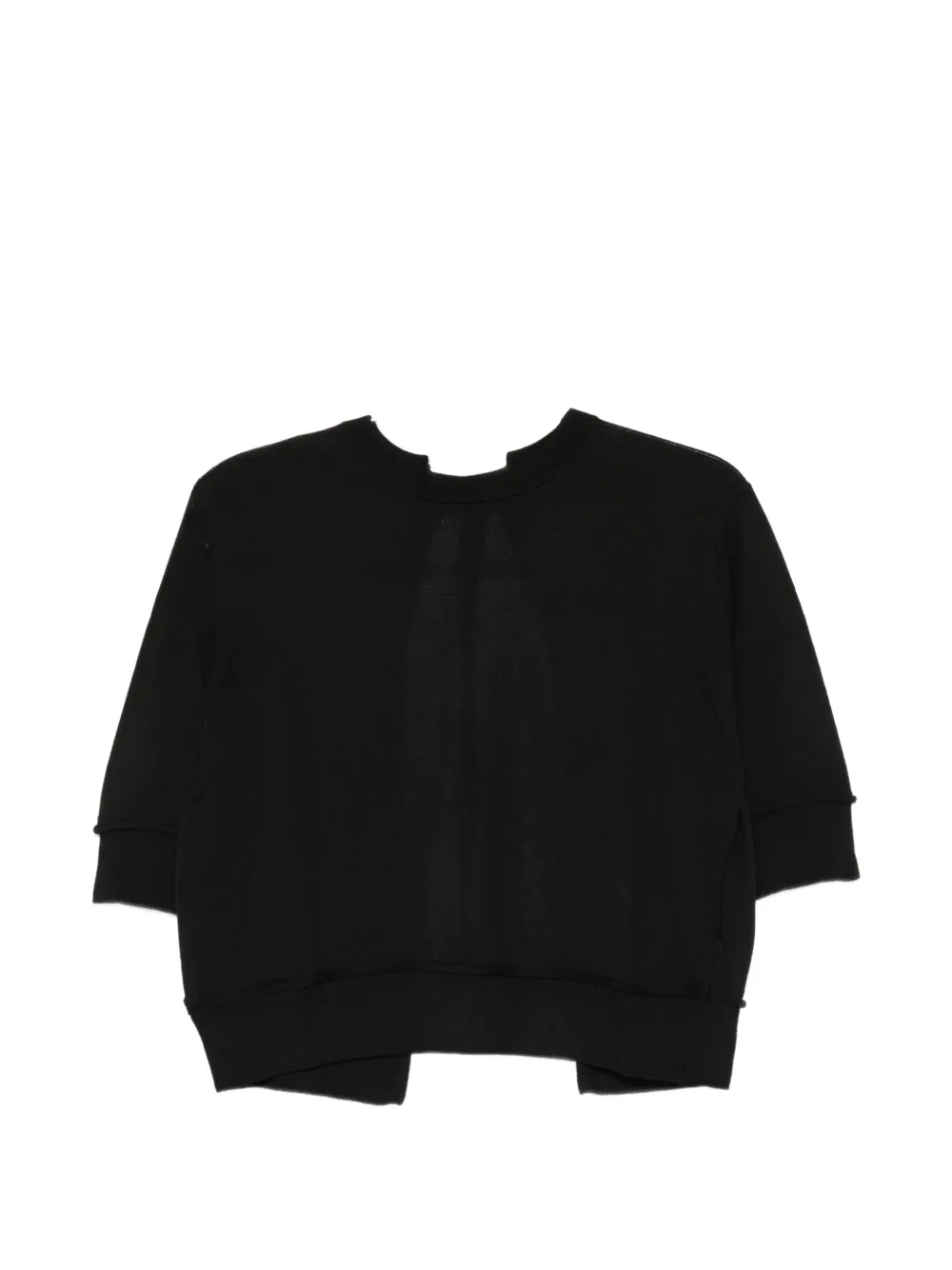 Department 5 open-back ribbon-tie sweater - Noir Department 5 open-back ribbon-tie sweater - Noir