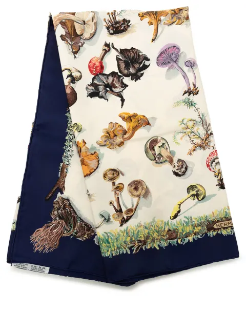 Hermès Pre-Owned 20th Century Les Champignons Carre Silk Scarf 90 scarves