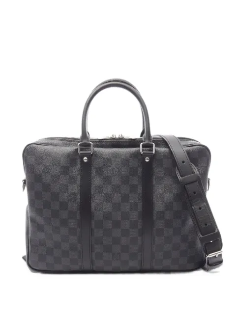Louis Vuitton Pre-Owned 2019 PM Damier Graphite briefcase