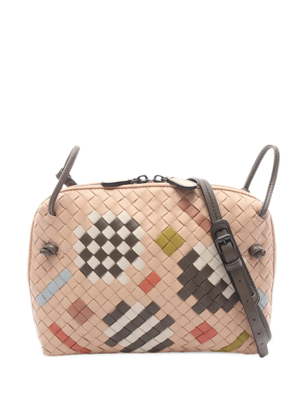 Bottega Veneta Pre-Owned 2010s Intrecciato abstract shoulder bag - Toni neutri