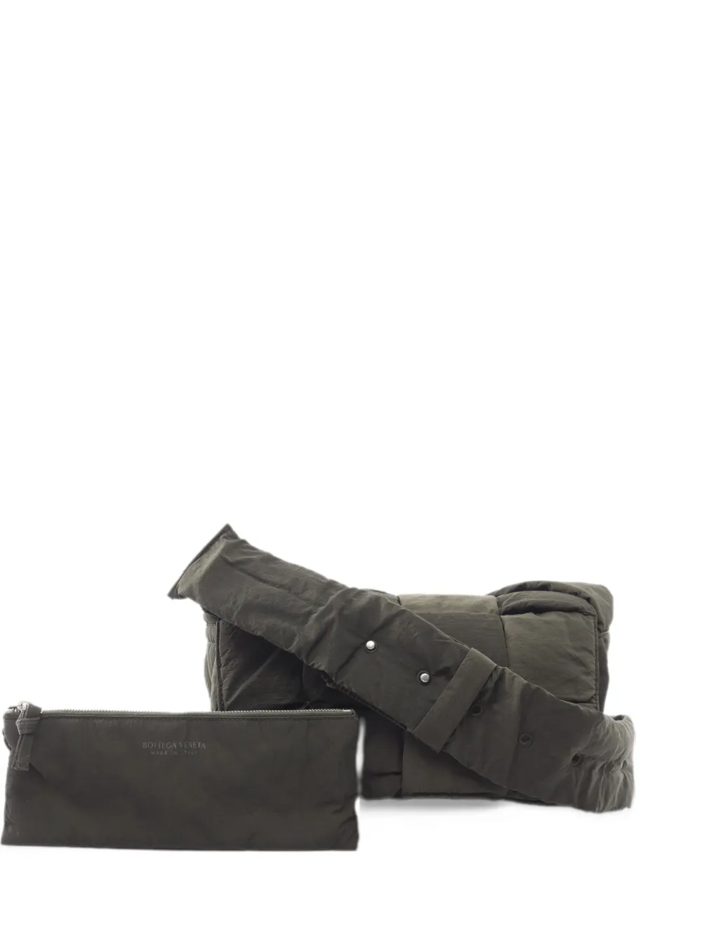 Bottega Veneta Pre-Owned 2010s Padded Tech Cassette shoulder bag - Green