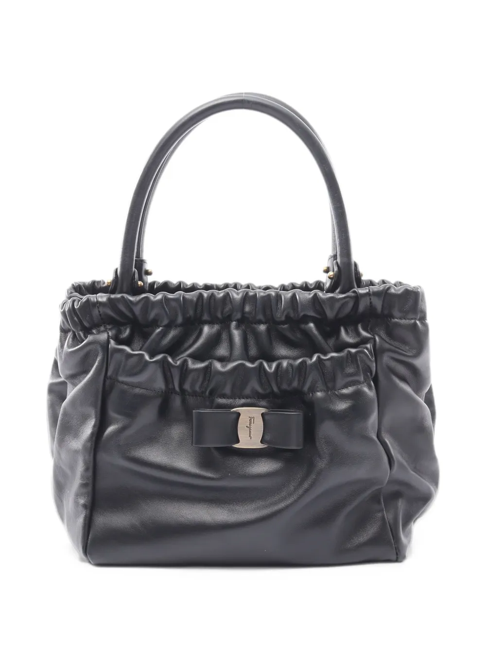 Ferragamo Pre-Owned 2000s Vara ribbon tote bag - Nero