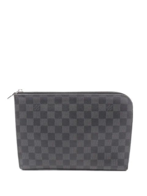 Louis Vuitton Pre-Owned 2018 PM Jour Damier Graphite clutch bag