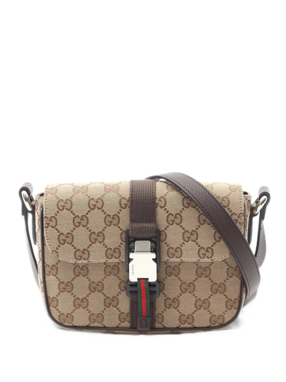 Gucci Pre-Owned 2020s mini GG Supreme cross body bag - Neutrals