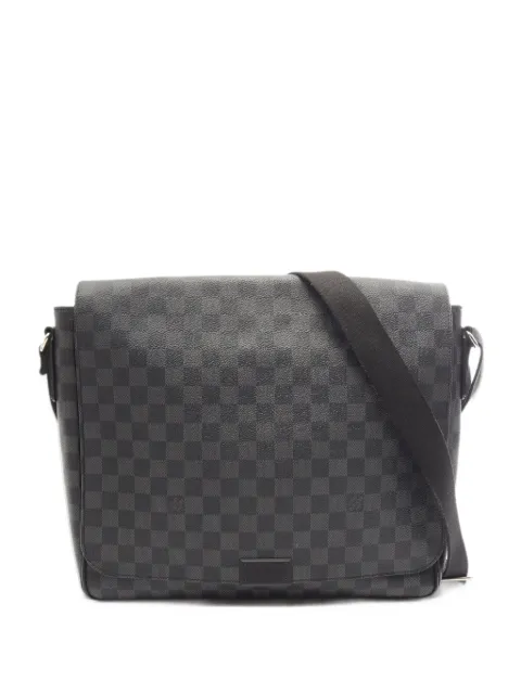 Louis Vuitton Pre-Owned mochila tipo mensajero MM District Damier Graphite 2010
