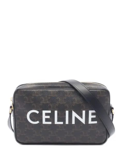 Celine Pre-Owned 2010s Triomphe logo messenger bag