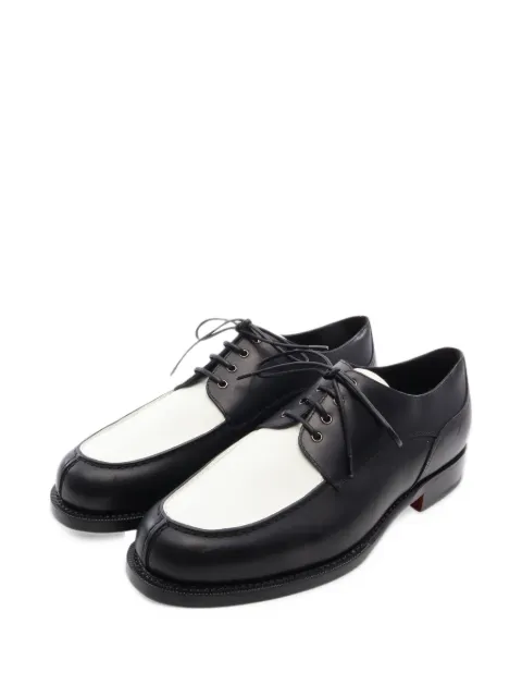 Hermès Pre-Owned 2020s bicolour leather derby shoes