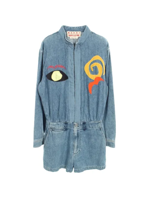 Marni Pre-Owned 2010s No Vacancy Inn stand-collar jumpsuit