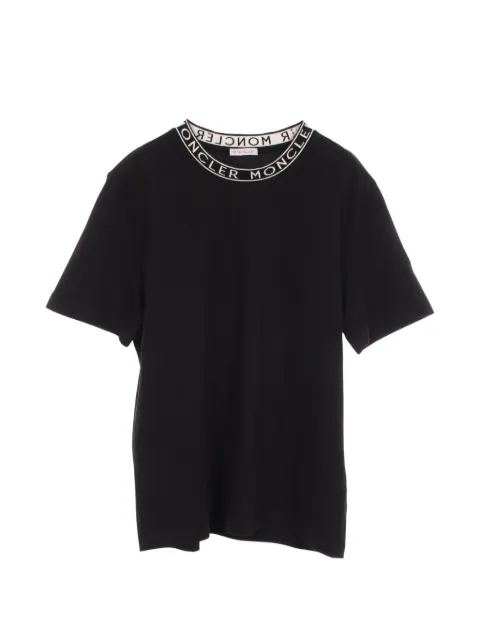 Moncler 2010s logo-neck T-shirt