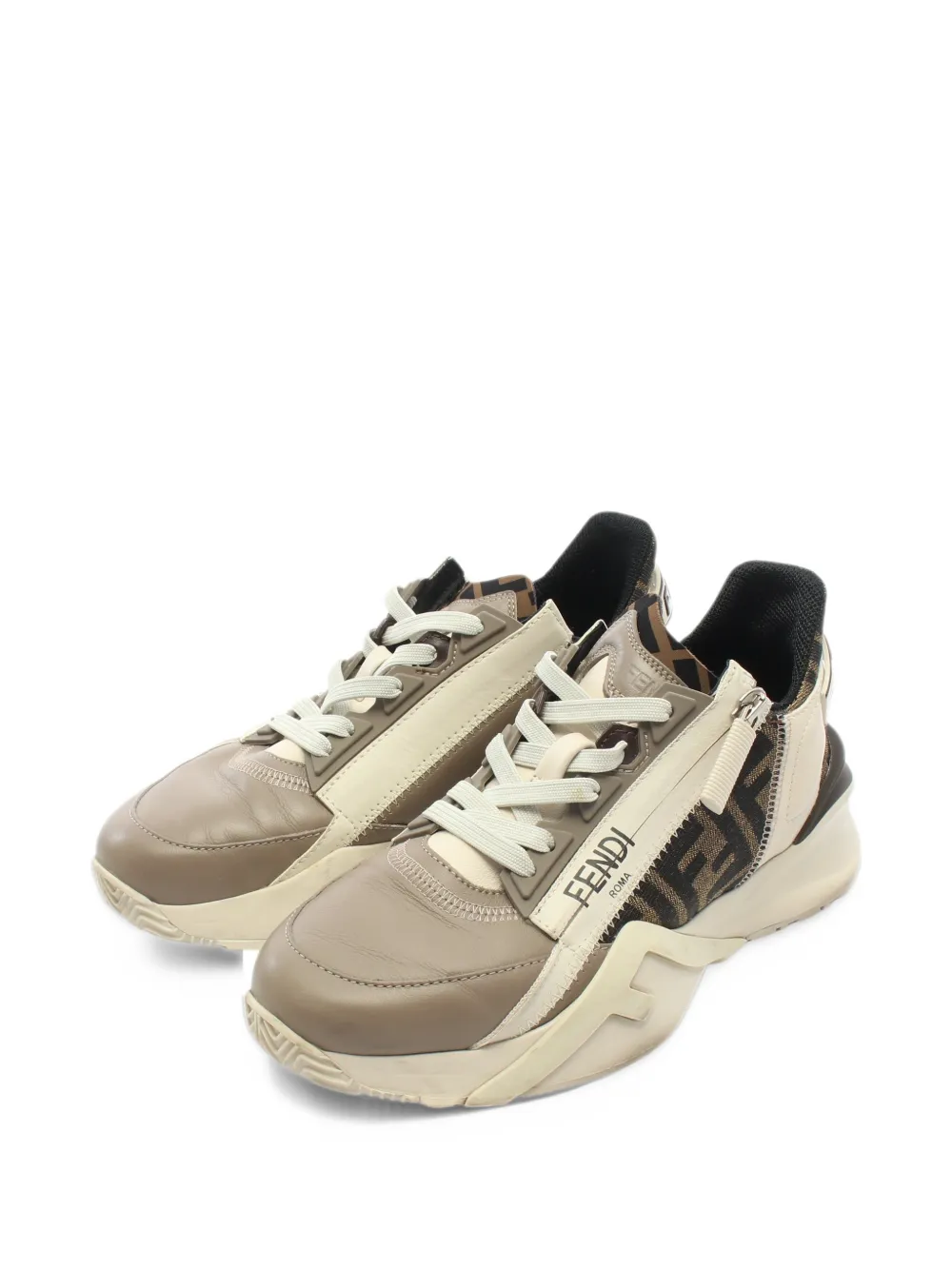 Fendi Pre-Owned 2000s Flow FF-monogram sneakers - Neutrals