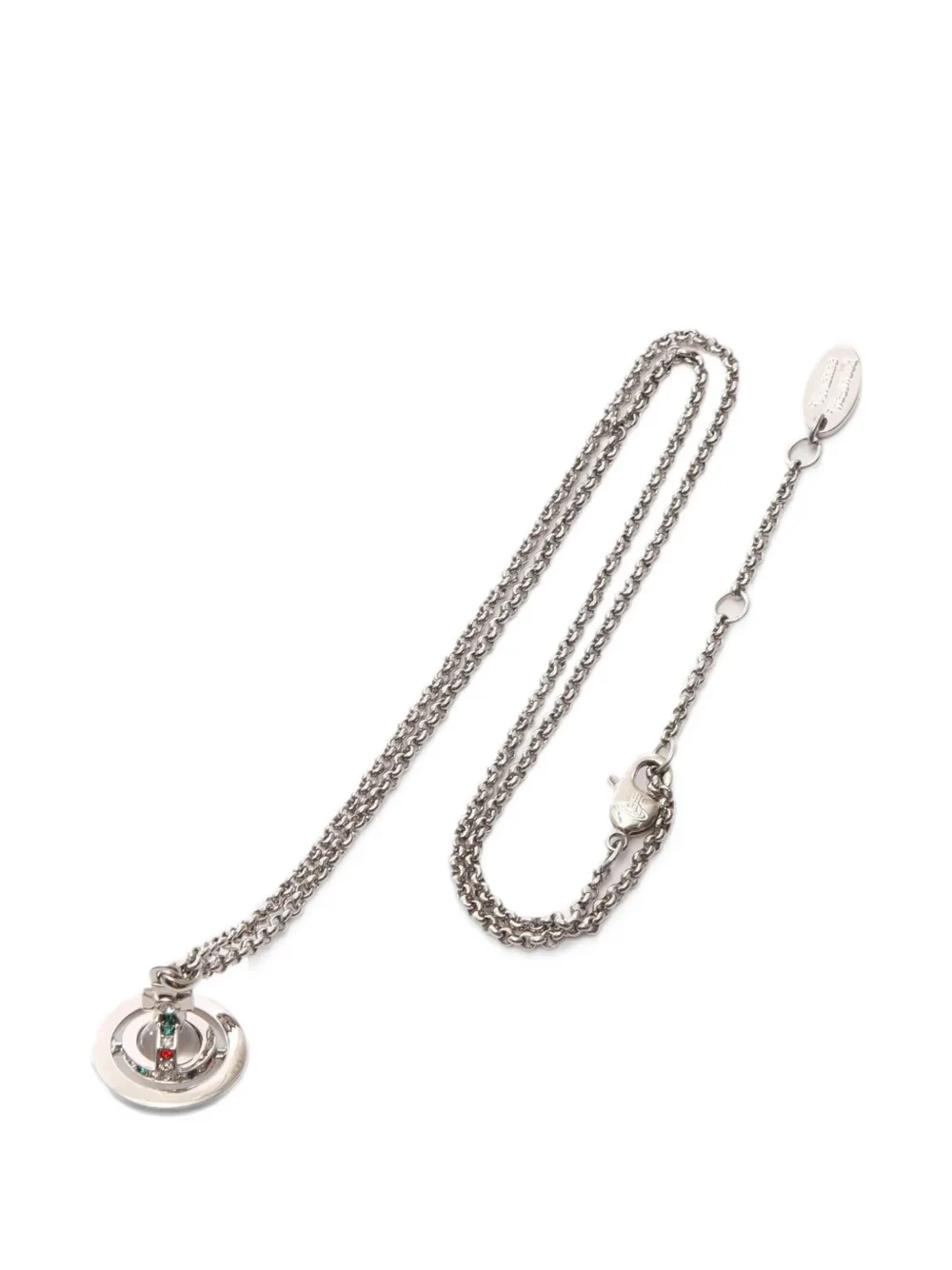 Vivienne Westwood Pre-Owned Petite Orb necklace - Argento