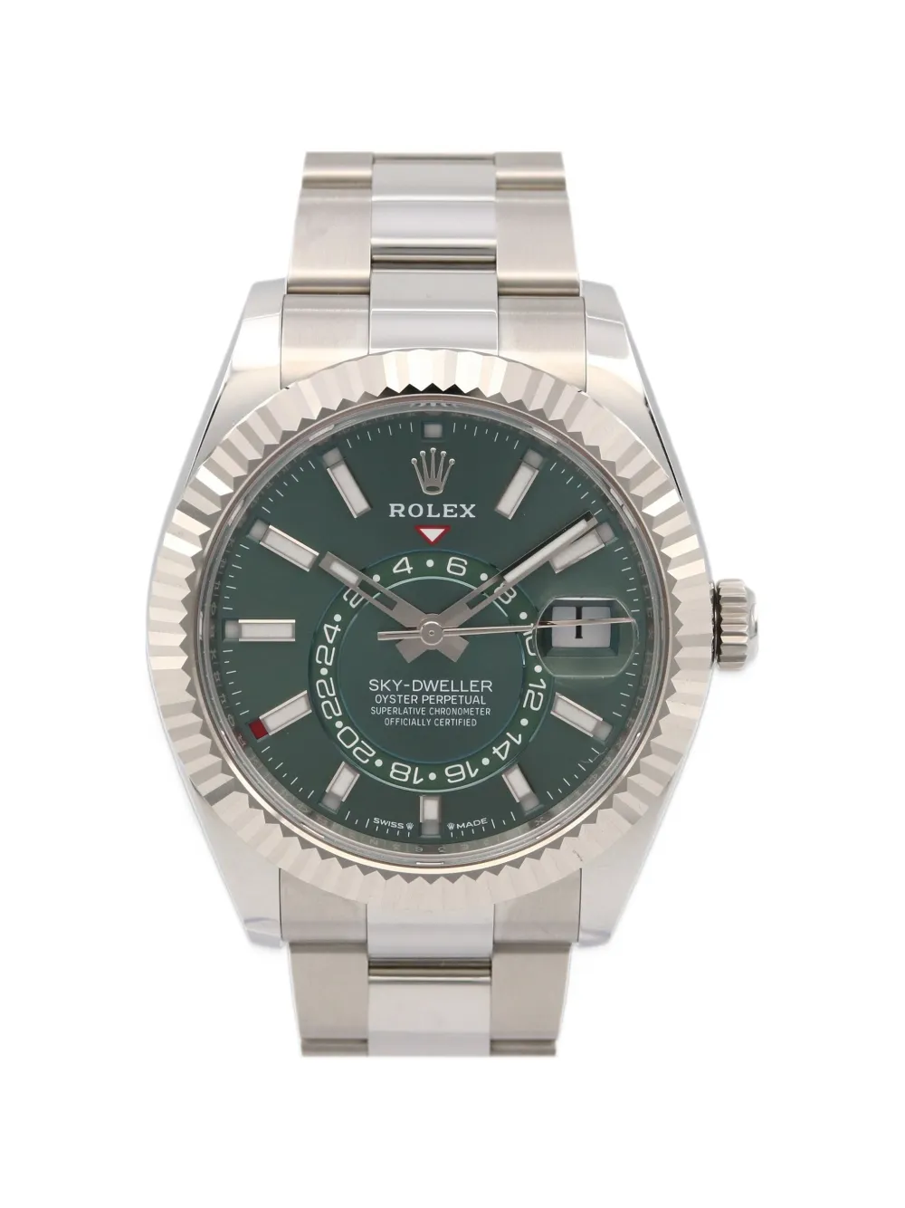 Rolex 2010s Sky-Dweller 42mm watch - Verde