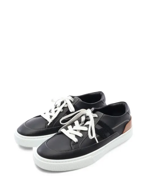 Hermès Pre-Owned 2020s Deep leather sneakers