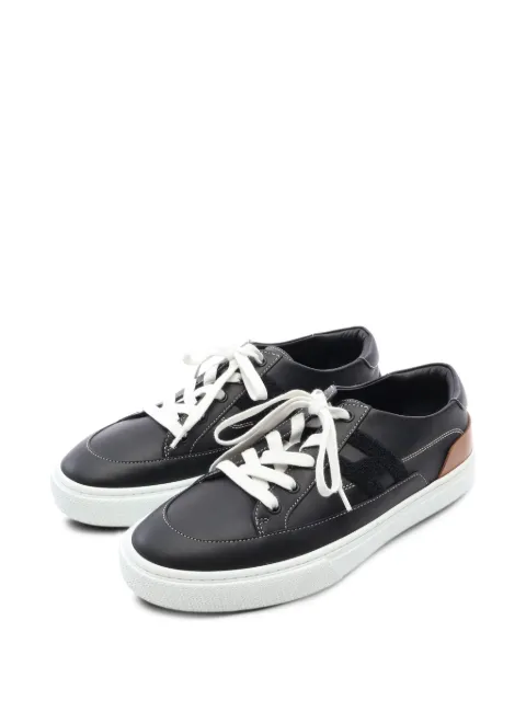 Hermès Pre-Owned 2020s Deep leather sneakers