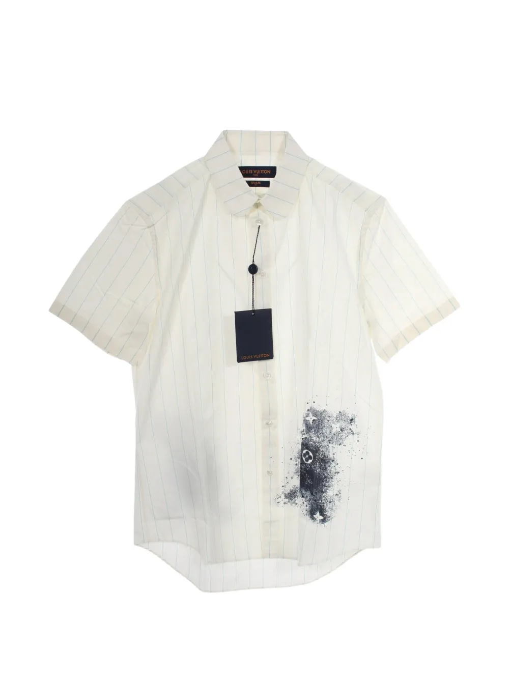 Louis Vuitton Pre-Owned 2010s Monogram stripe shirt - White