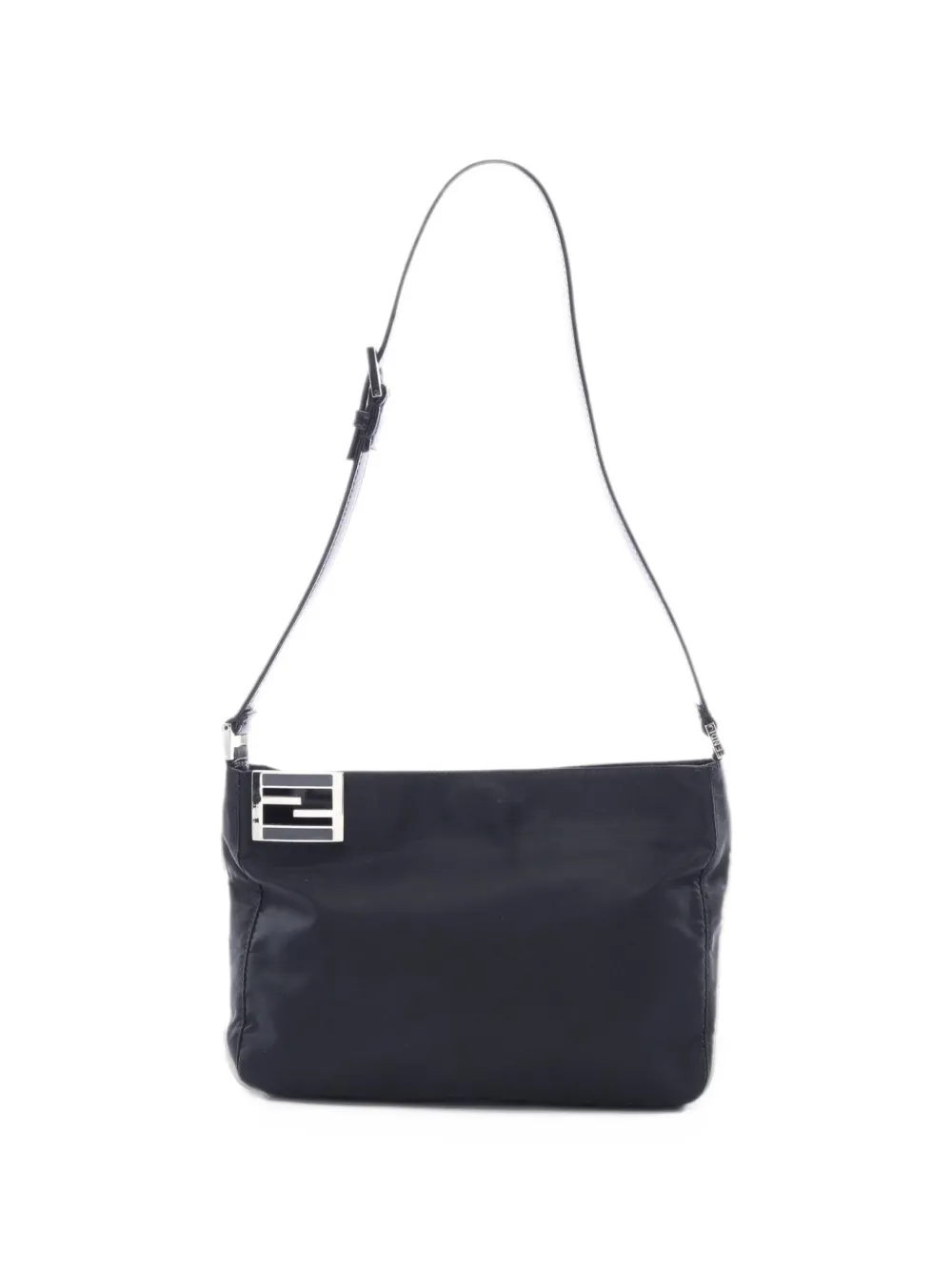 Fendi Pre-Owned 2000s FF-logo shoulder bag - Black