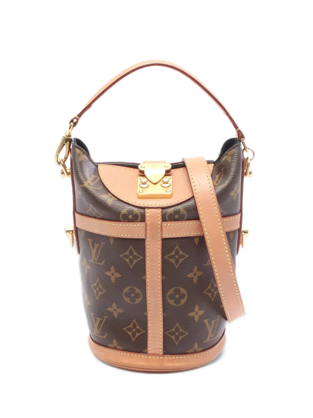 Louis Vuitton Pre-Owned 2020 Monogram S-lock handbag Bruin