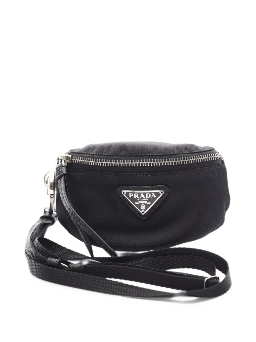 Prada Pre-Owned Tessuto Saffiano leather belt bag - Nero