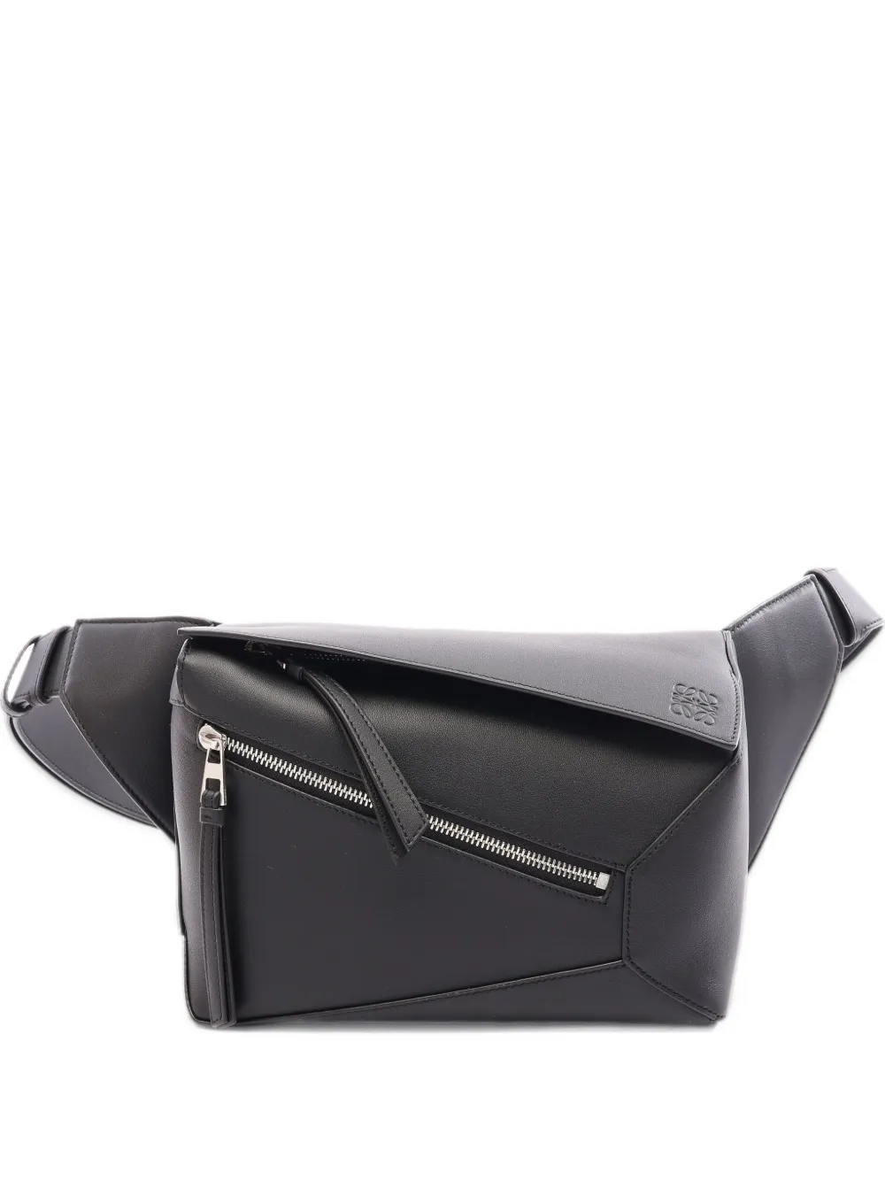 Loewe Pre-Owned Borsa Puzzle piccola in pelle - Nero