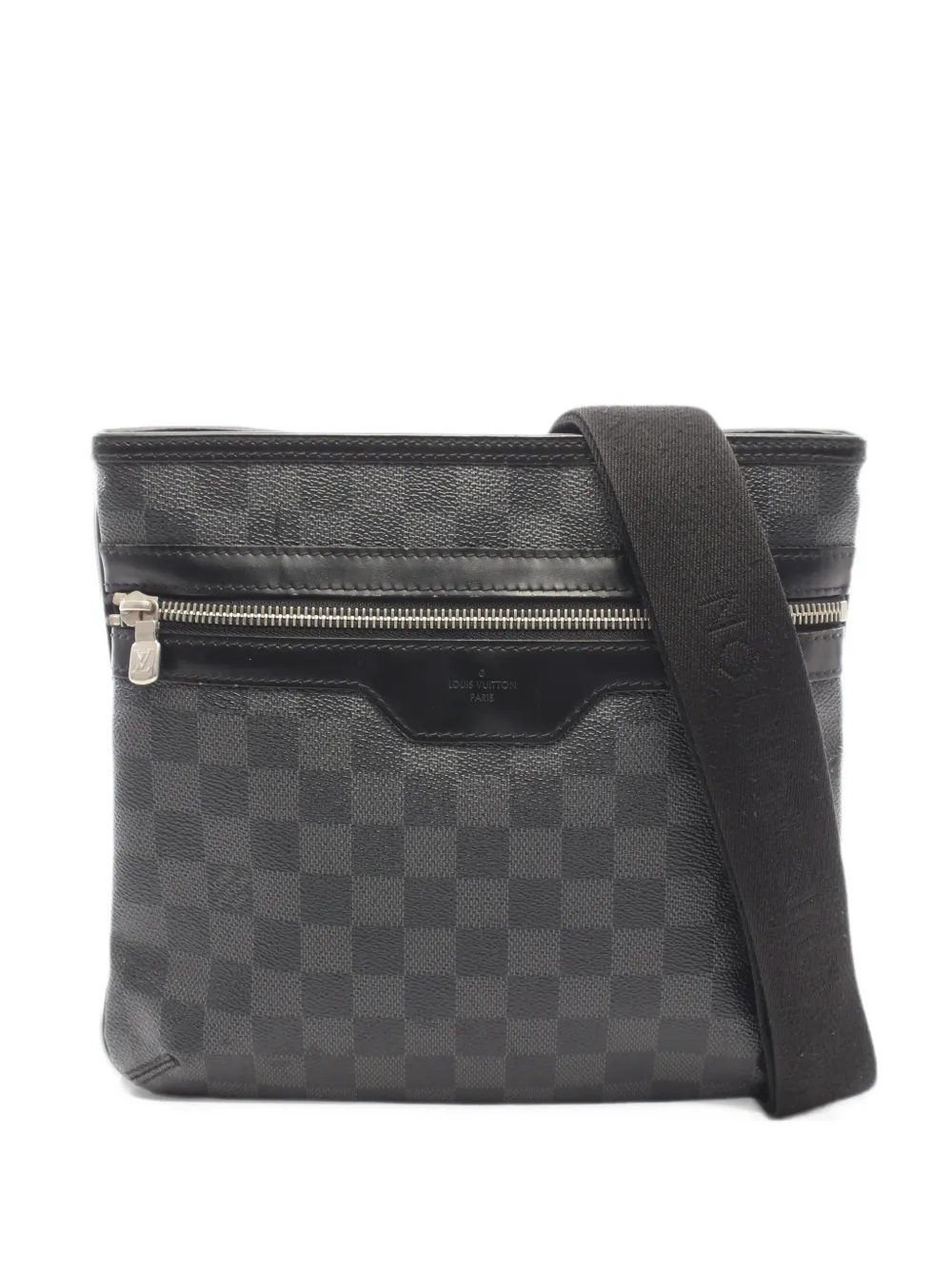 Louis Vuitton Pre-Owned 2012 Thomas Damier Graphite messenger bag - Black