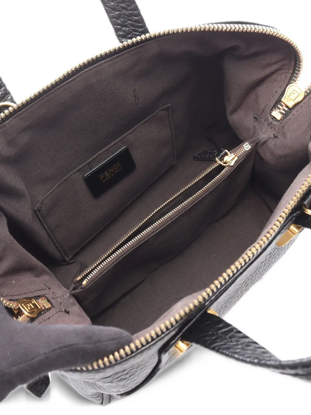 Fendi Pre-Owned 2010s Chameleon leren handtas Zwart