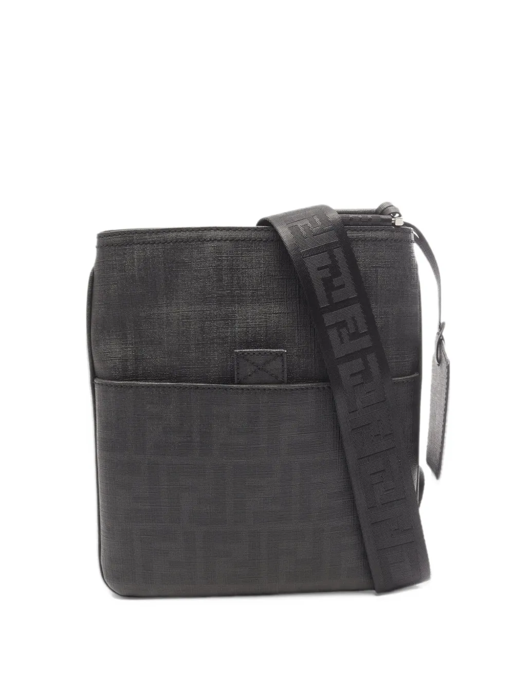 Fendi Pre-Owned 2010s Zucca shoulder bag - Black