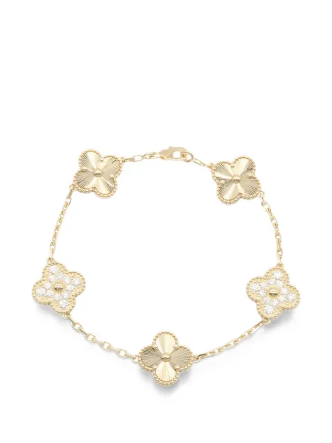 Van Cleef & Arpels Pre-Owned Vintage Alhambra 钻石手链（2010年代典藏款）