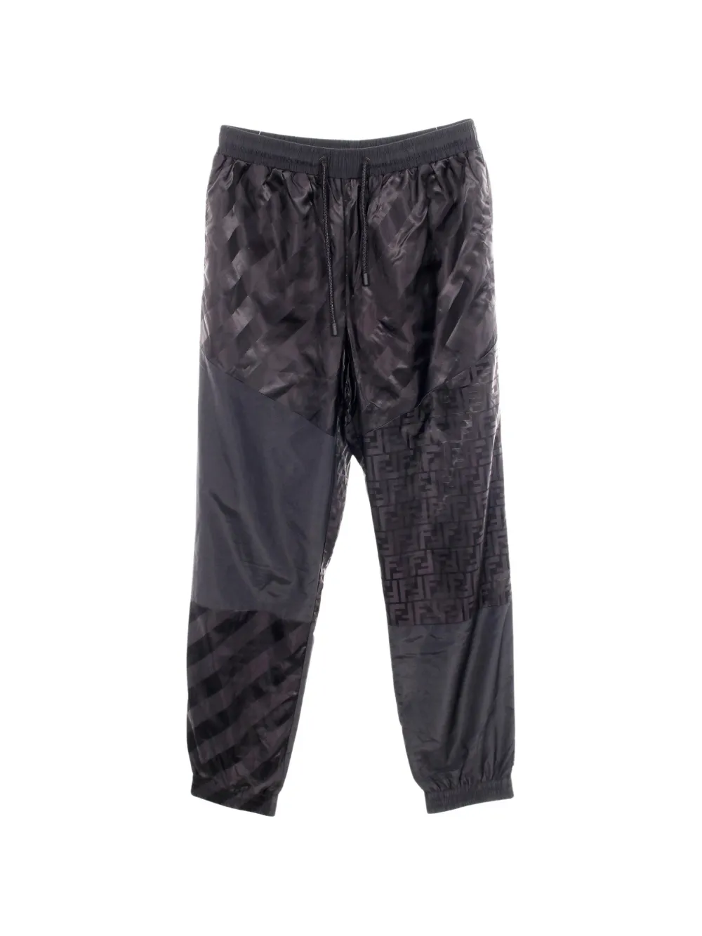Fendi Pre-Owned 2010s Zucca track pants - Black