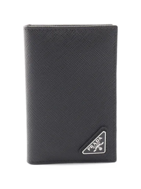 Prada Pre-Owned trianglo-plaque card case