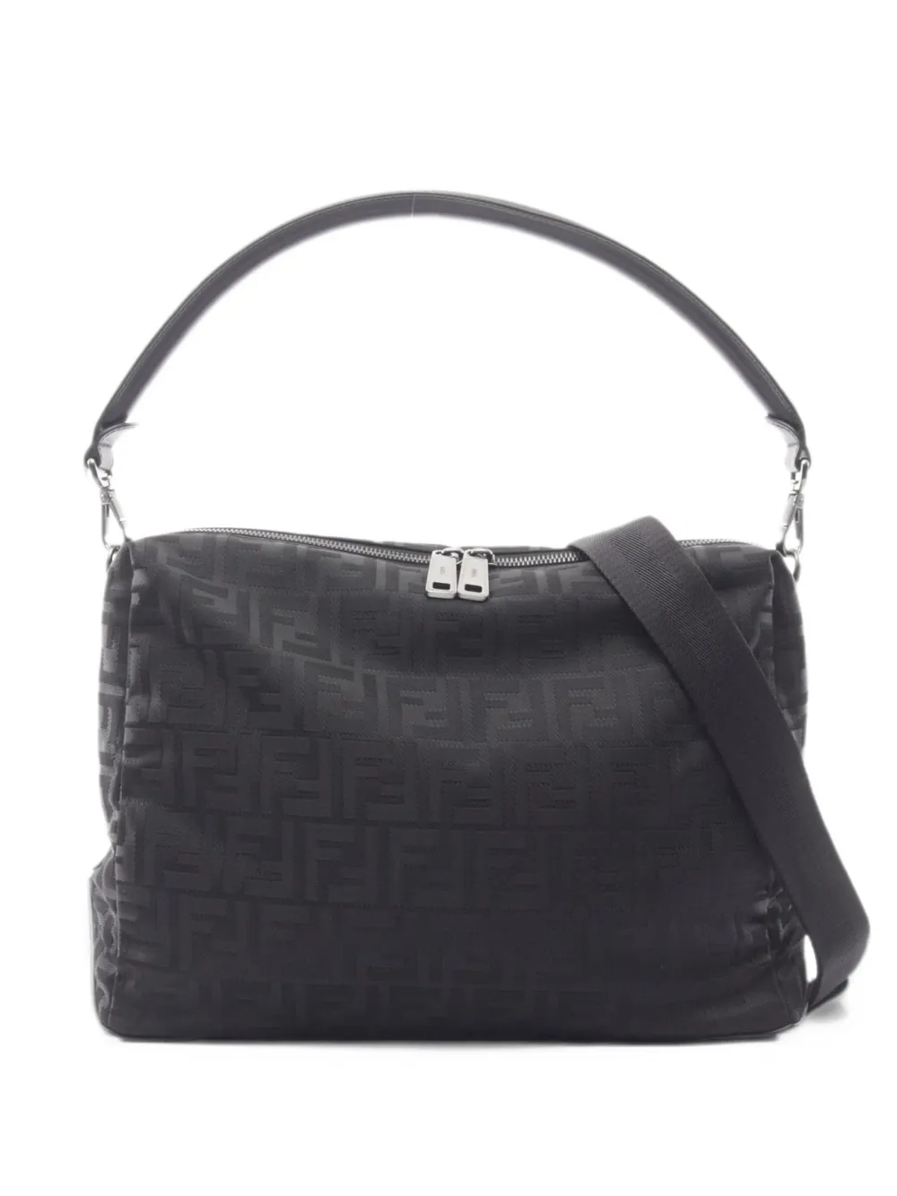 Fendi Pre-Owned 2020s large Lui FF-motif tote bag - Black