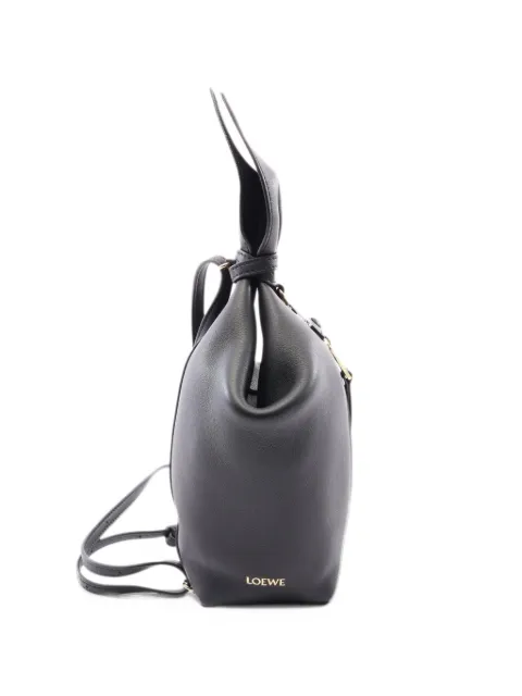 Loewe Pre-Owned 2020s Scarf leather backpack