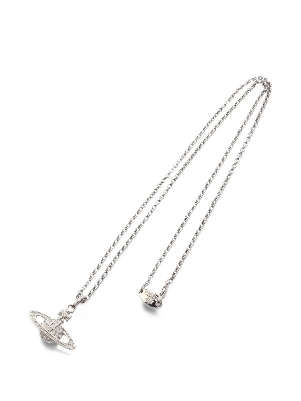 Vivienne Westwood Pre-Owned Mini Bas Relief Orb pendant necklace - Argento