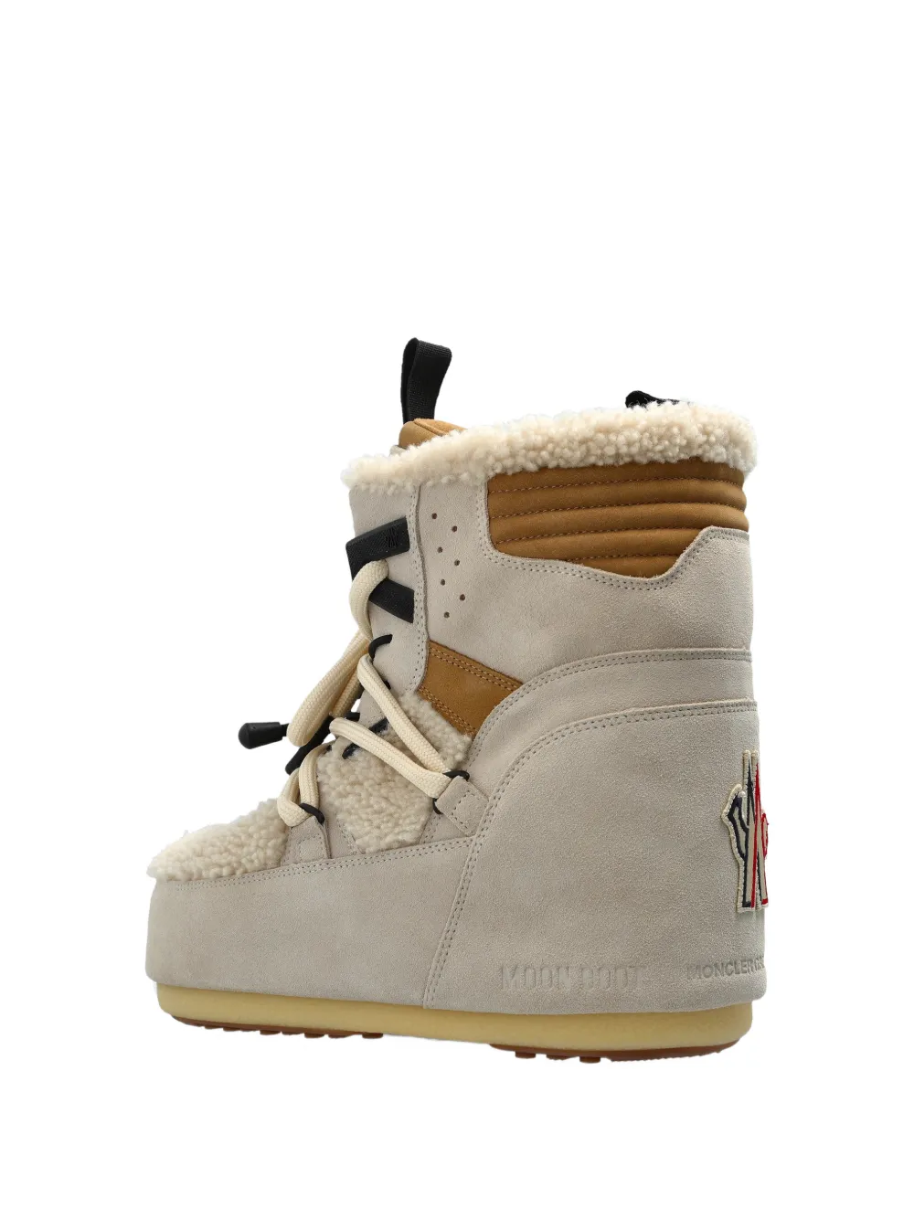 Moncler Grenoble x Moon Boot Icon Low snow boots Beige