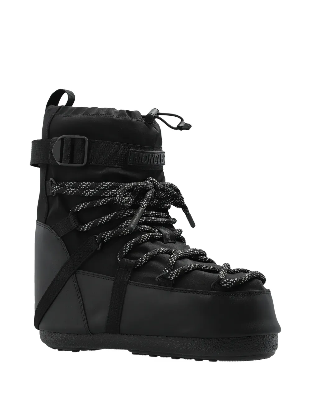 Moncler Grenoble x Moon Boot Icon Low snow boots Zwart