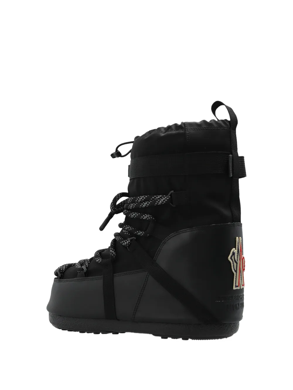 Moncler Grenoble x Moon Boot Icon Low snow boots Zwart