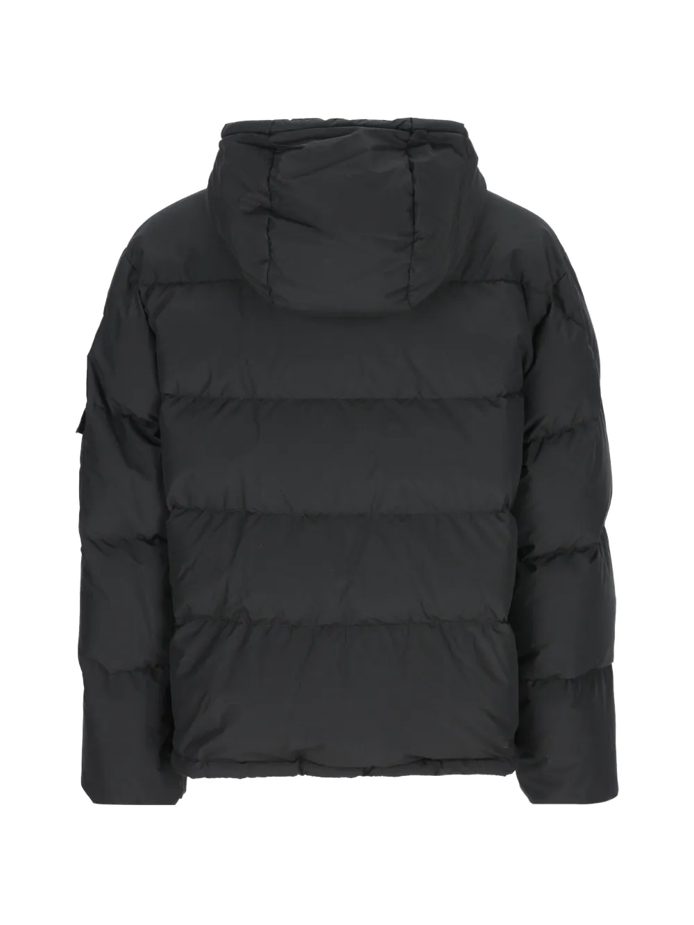 Moncler Himalaya hooded short down jacket Zwart