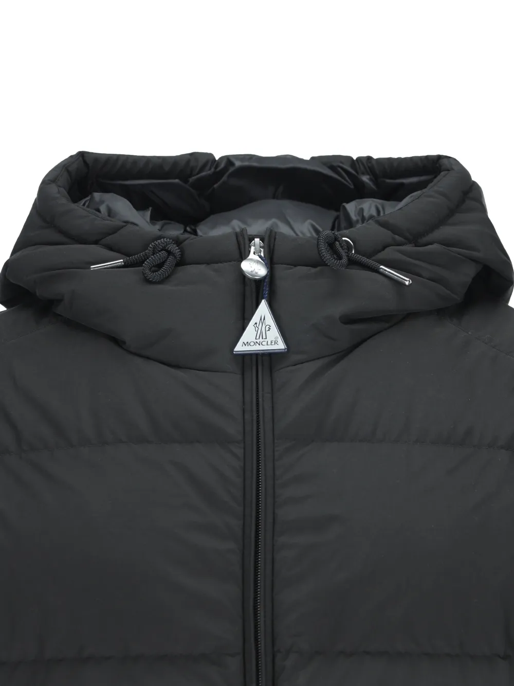 Moncler Himalaya hooded short down jacket Zwart
