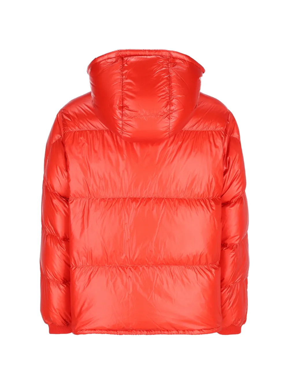 Moncler Karakorum hooded short down jacket Rood