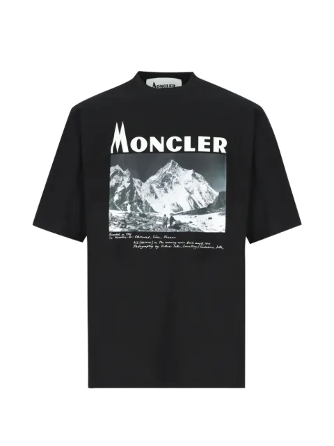Moncler K2 print short-sleeve cotton-jersey t-shirt