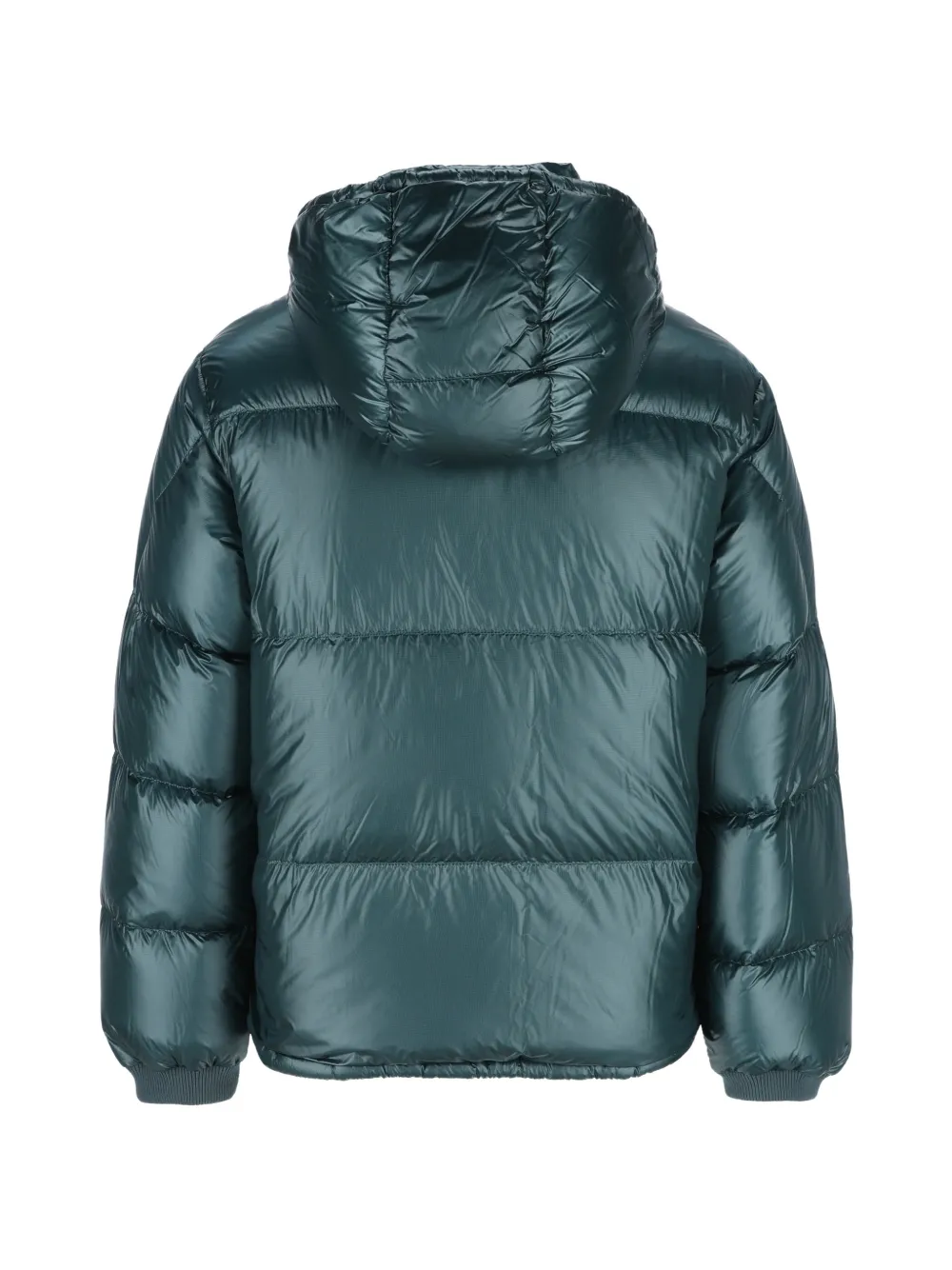 Moncler Karakorum hooded short down jacket Groen