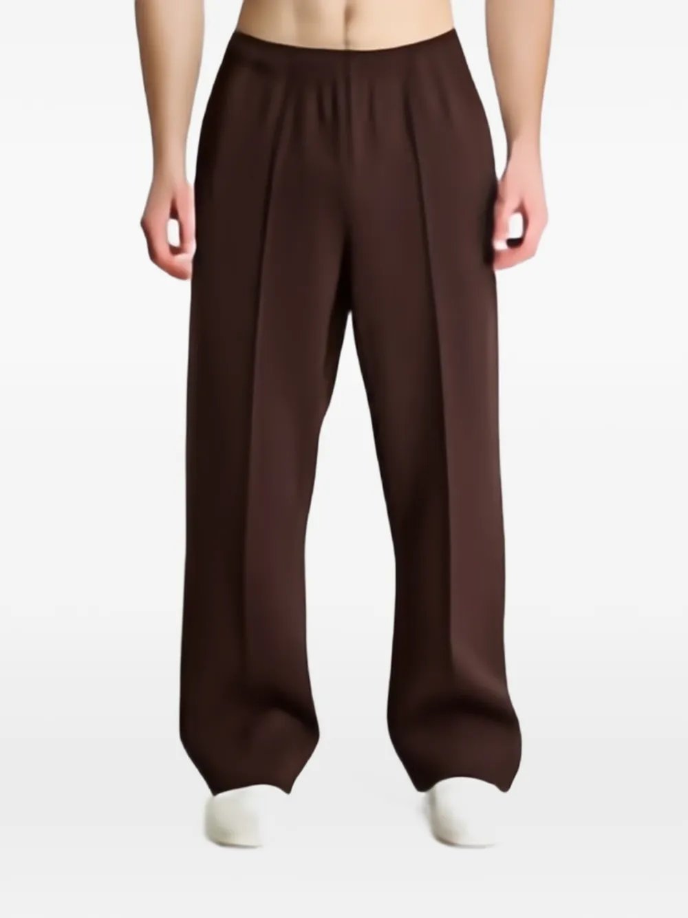 Urban Classics piqué side-stripe track pants - Marrone