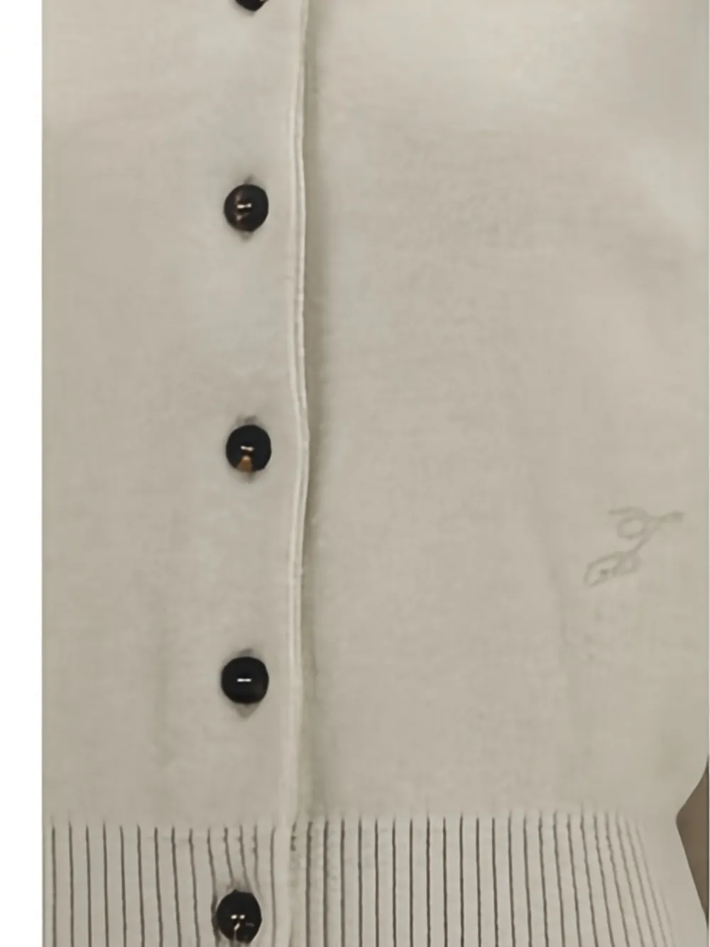 Jacquemus The Pelota stand-collar cardigan Beige