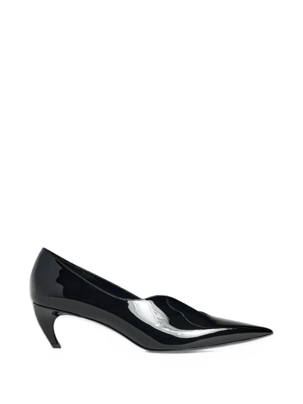 KHAITE Vivien patent-leather pumps - Black
