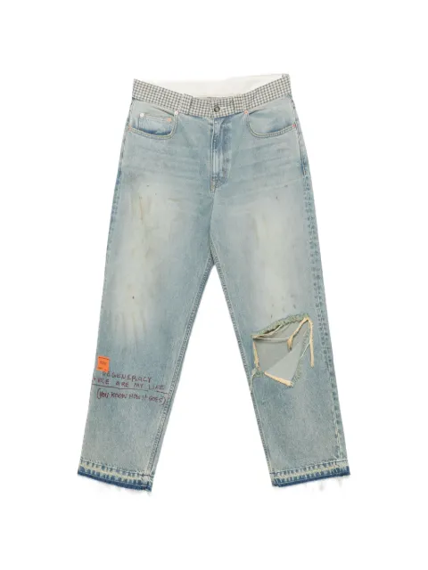 Paly distressed jeans