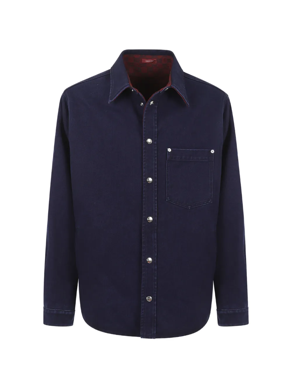 Gucci reversible GG denim shirt Blauw