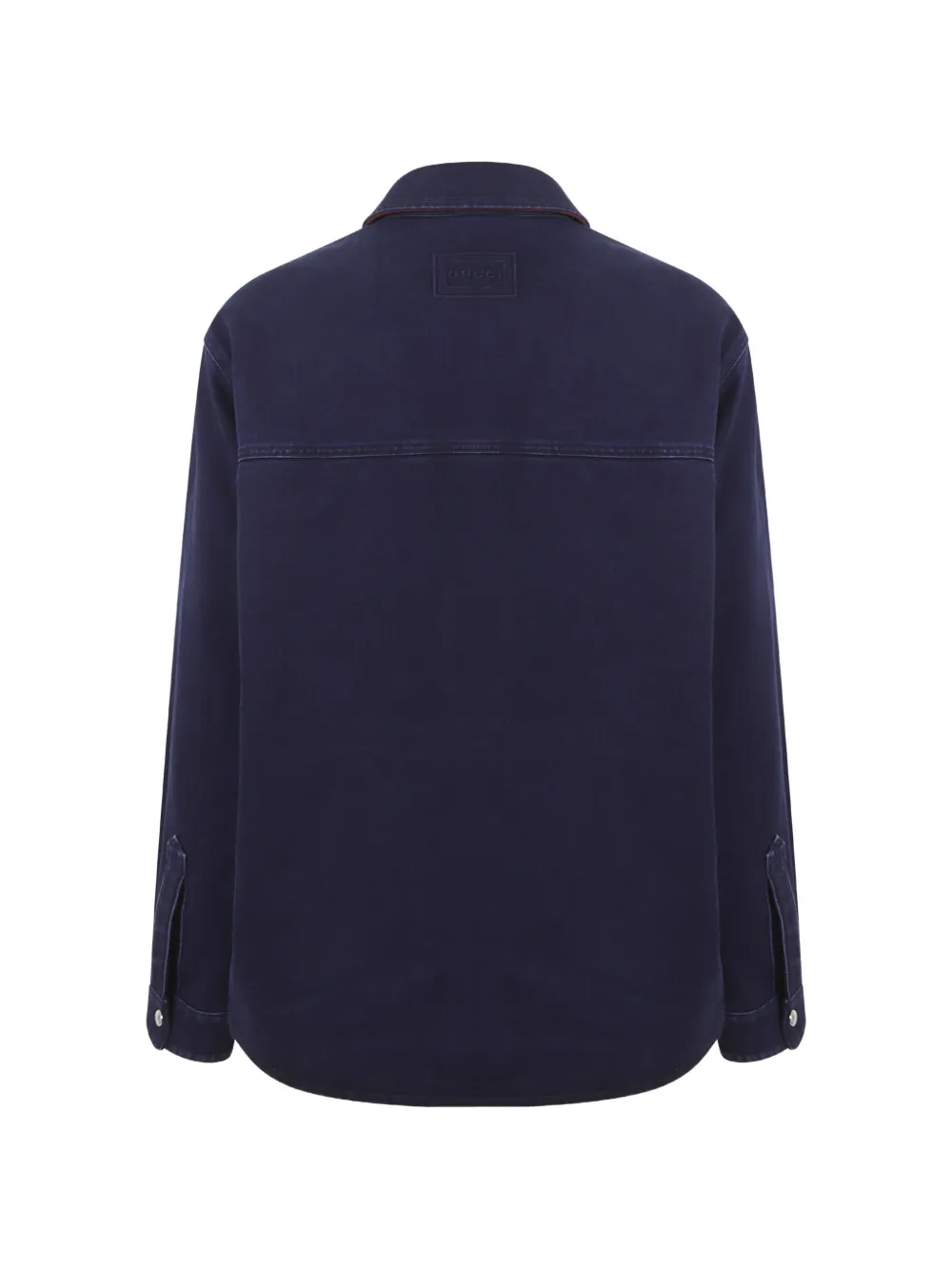 Gucci reversible GG denim shirt Blauw