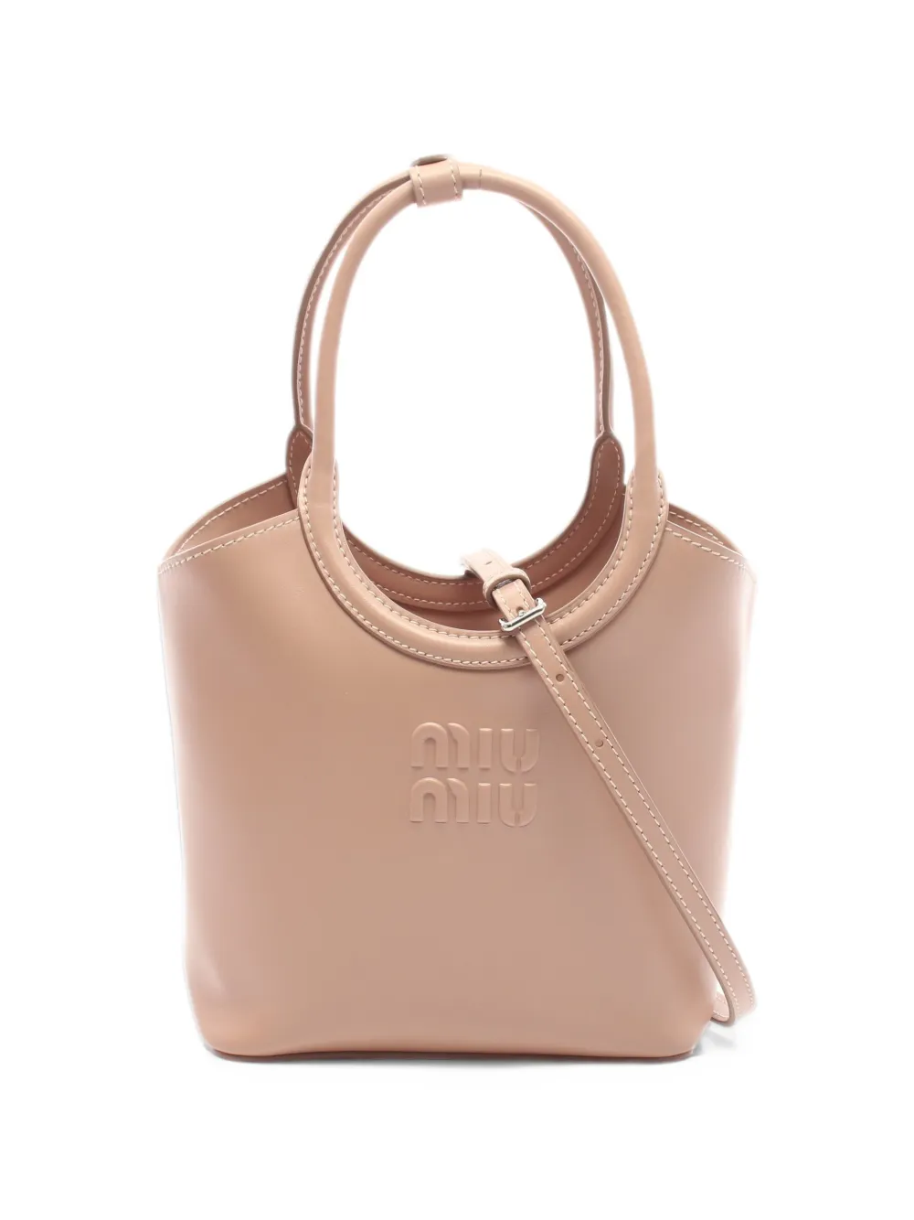 Miu Miu Pre-Owned Soft Calf tote bag - Toni neutri