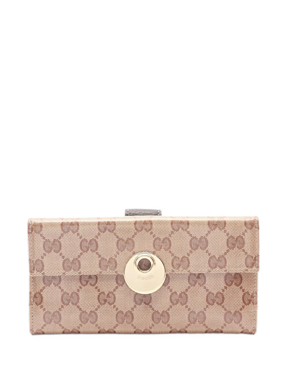 Gucci Pre-Owned 2000s GG Crystal bi-fold wallet - Toni neutri