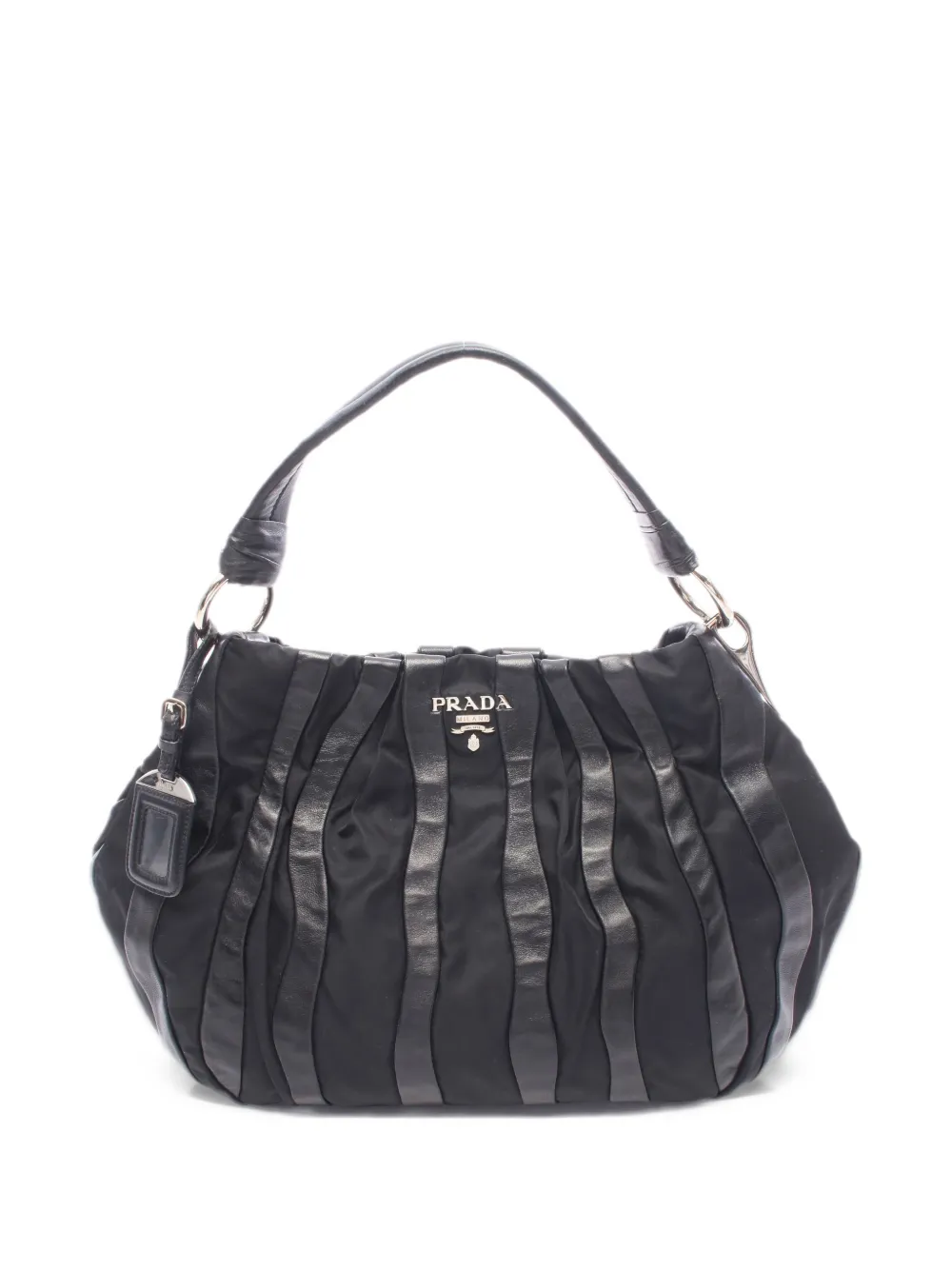 Prada Pre-Owned 2000s panelled shoulder bag - Nero